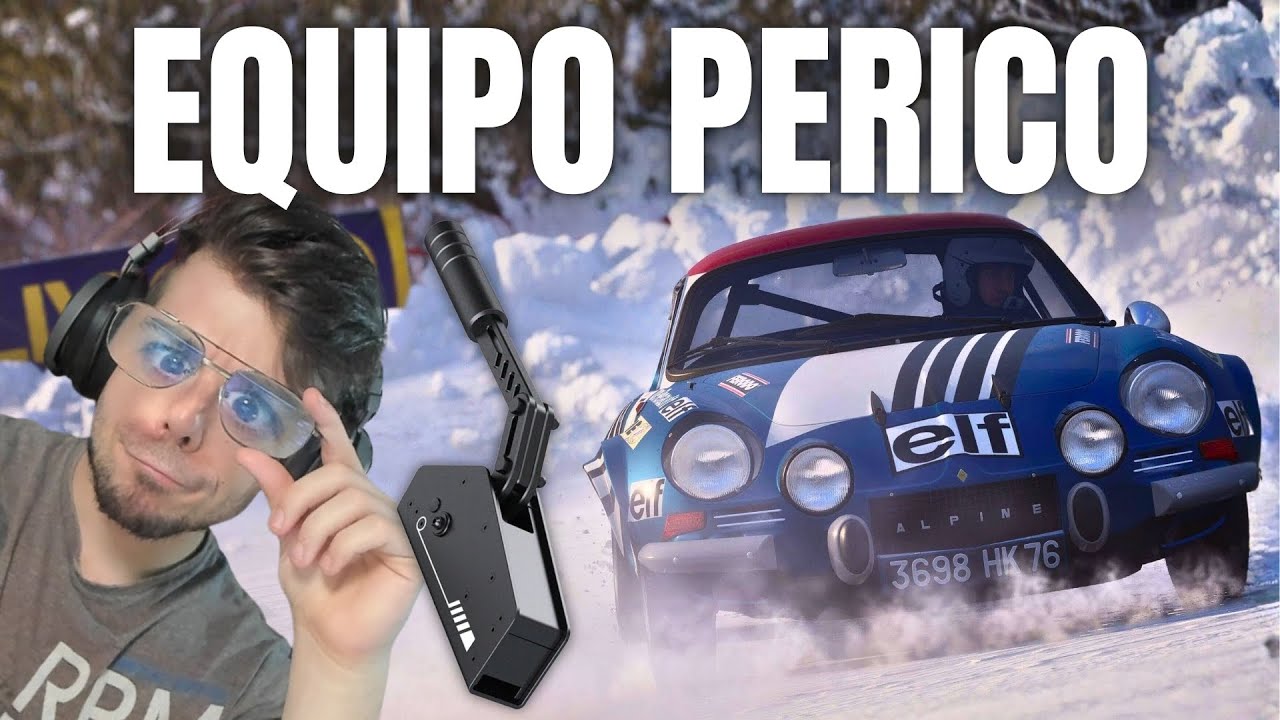 Probando la nieve!!! (En Assetto Corsa Rally...) y mi nuevo freno de mano PXN HB S