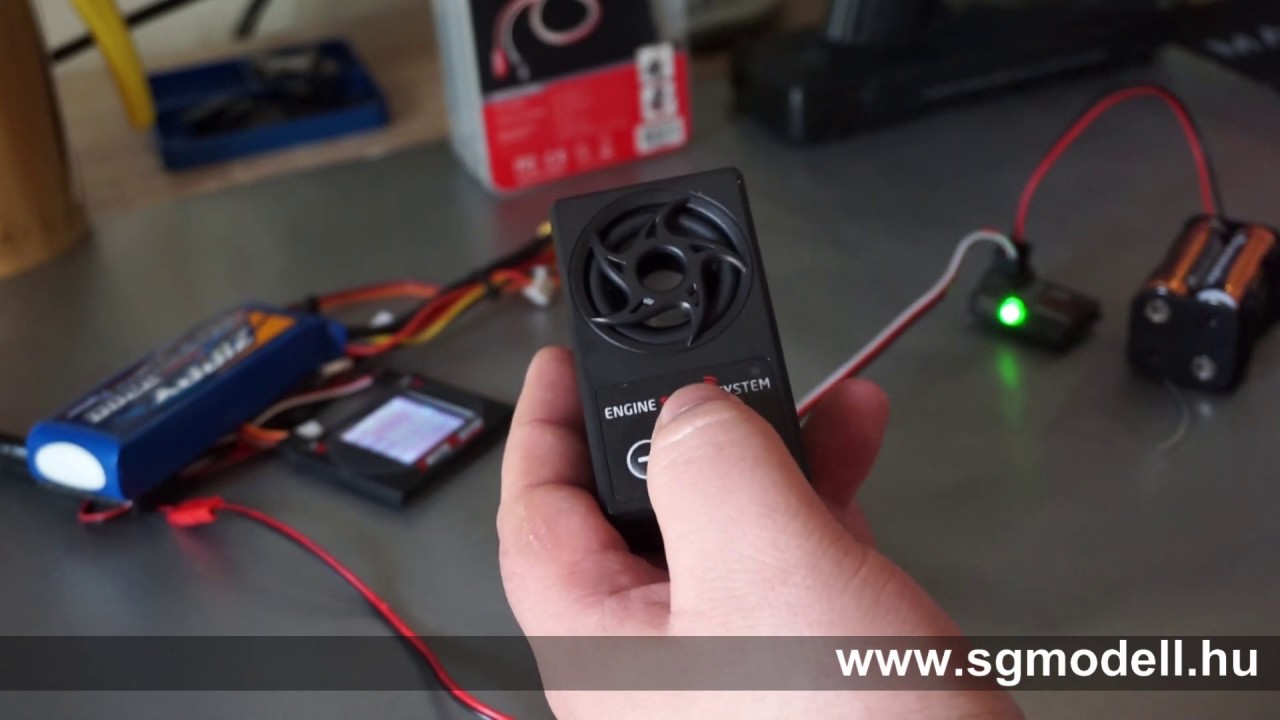 GT Power engine sound system RC modell hangmodul autómodellekhez