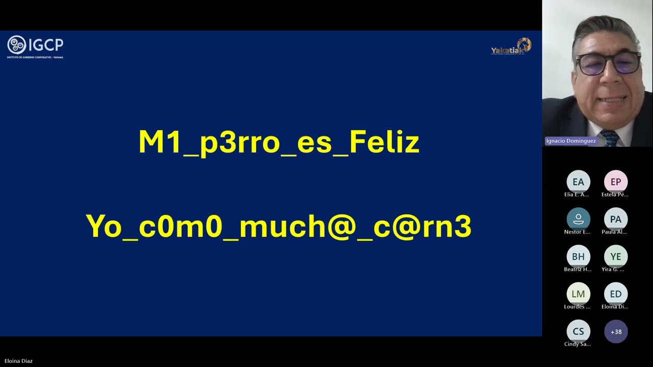Webinar Ciberseguridad para la Alta Dirección, Casos y Experiencias 20240731 090912 Grabación de la