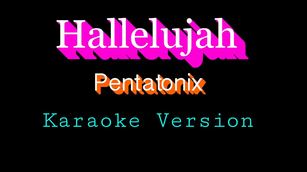 Hallelujah - Pentatonix (with backing vocals) Karaoke Battle