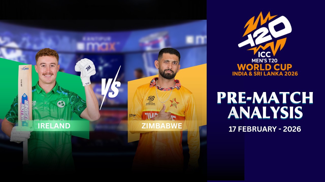 Ireland Vs Zimbabwe | ICC Men's T20 World Cup | Pre Match Analysis