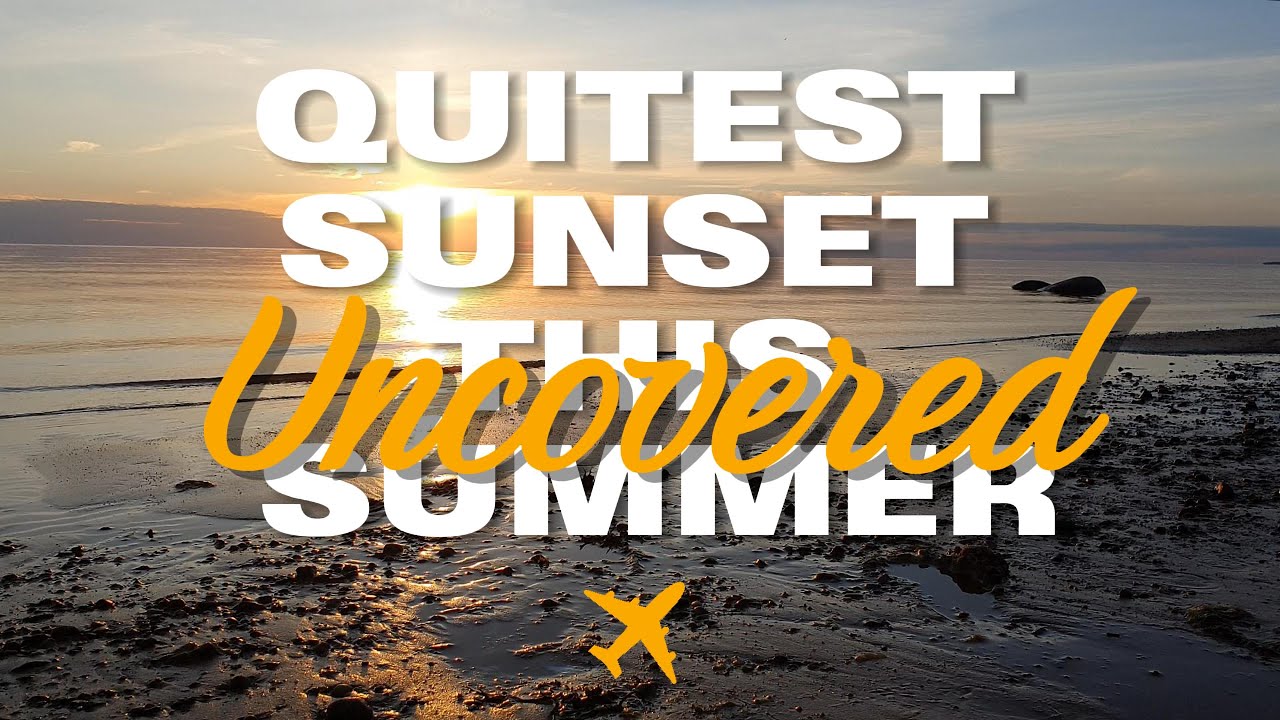 Best Natural Ambient Sounds of Most Quiеtest Sunset this Summer. Ideal for stress relief and chill