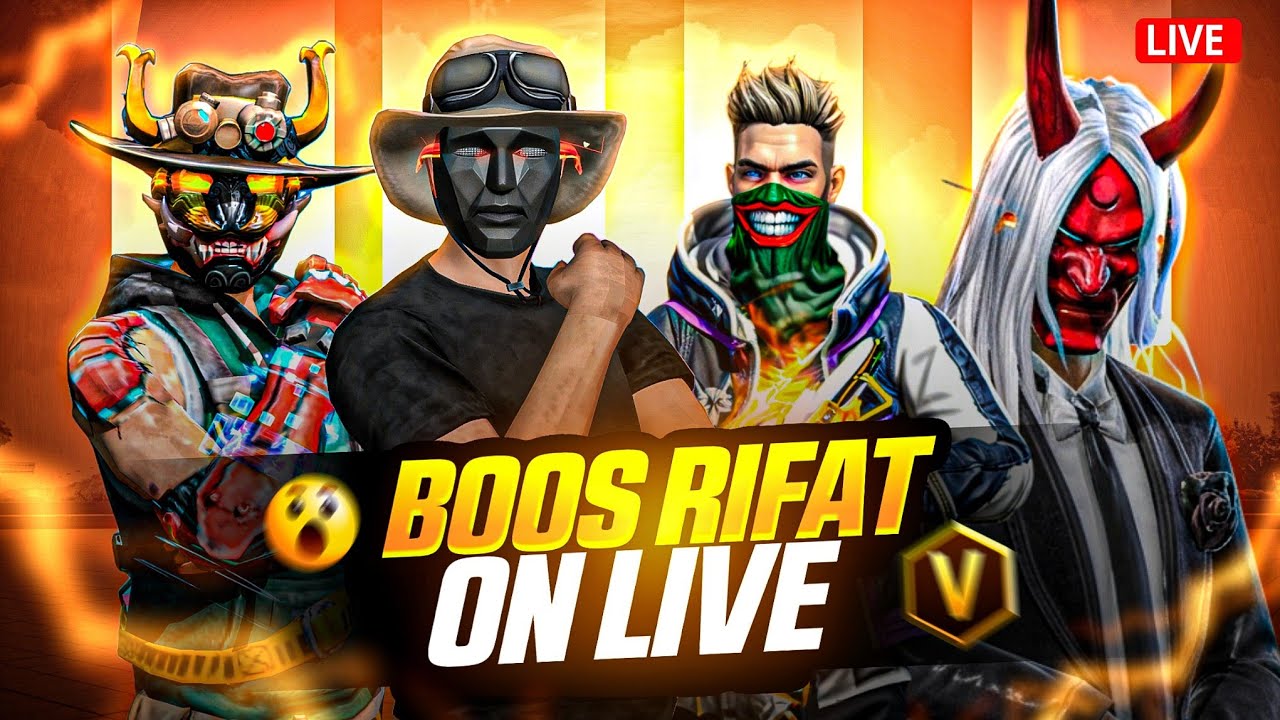 35K TARGET || BOSS RIFAT IS LIVE✌ BR RANK PUSH?? Free Fire LIVE! #freefire #bossrifat #freefirelive