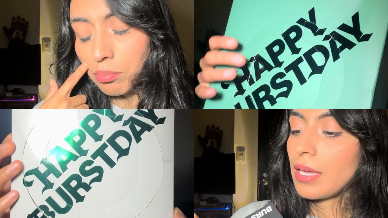 ASMR UNBOXING 🎁 SEVENTEEN HAPPY BURSTDAY 🎂💚⚡️