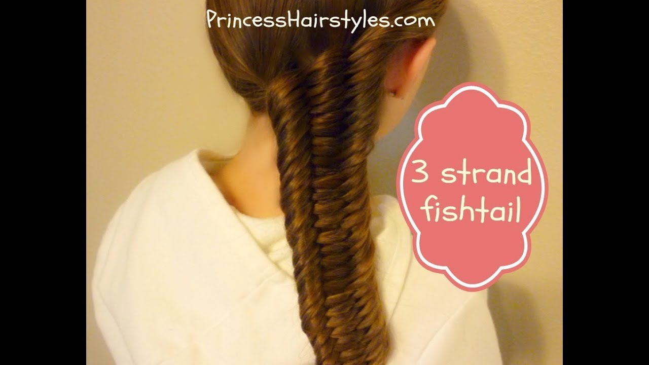 Three (3) Strand Fishtail Braid Tutorial