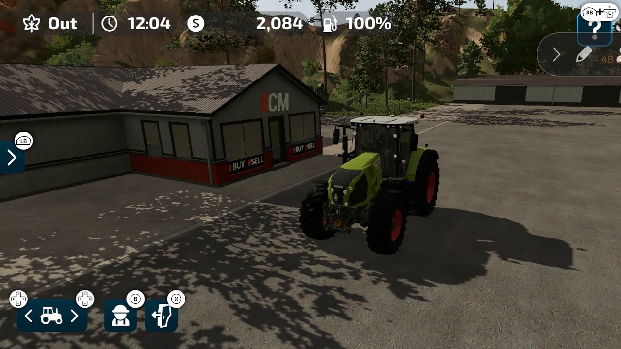 Farming simulador 23: novo trator da class naa fazenda 