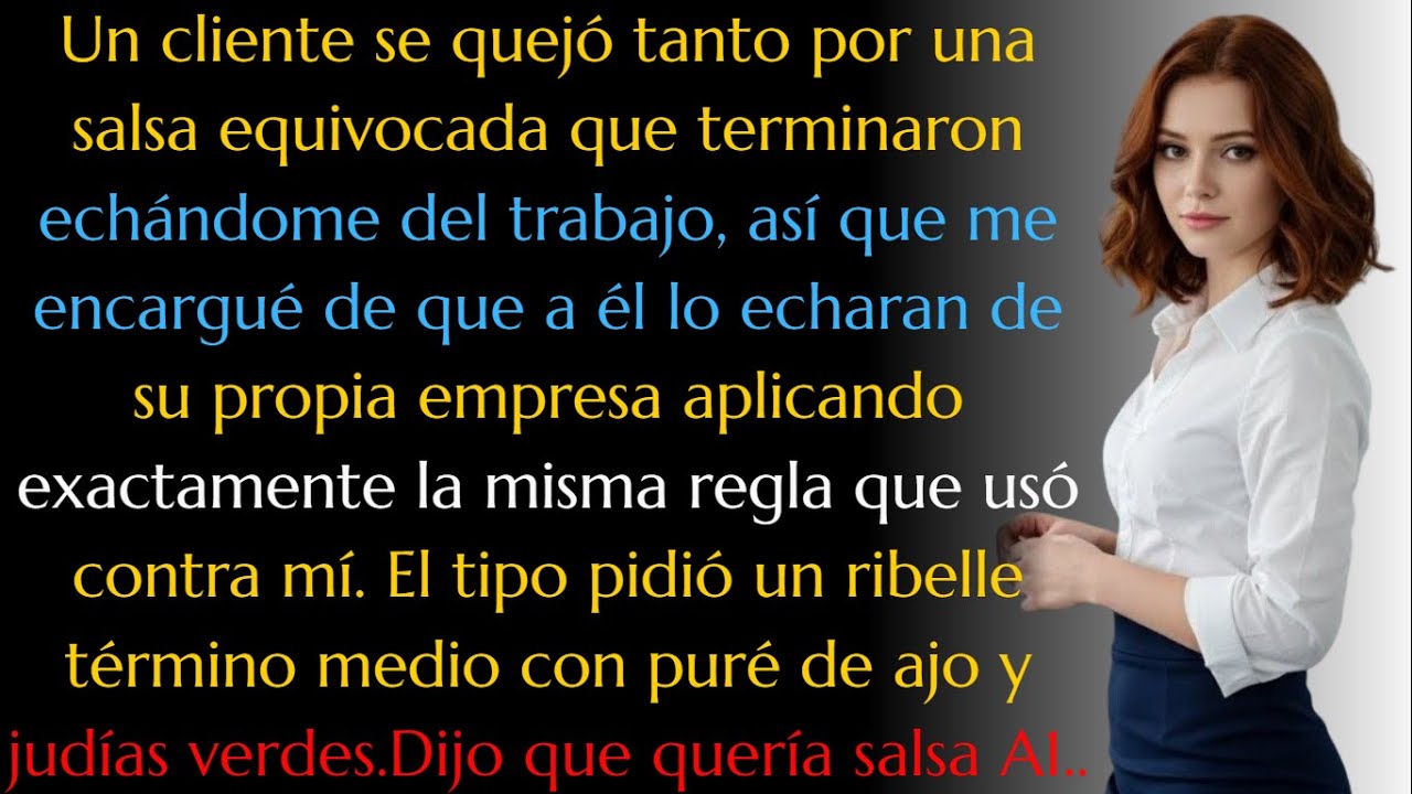 Un cliente se quejó tanto por una salsa equivocada que terminaron echándom #Drama #Familia #Traición