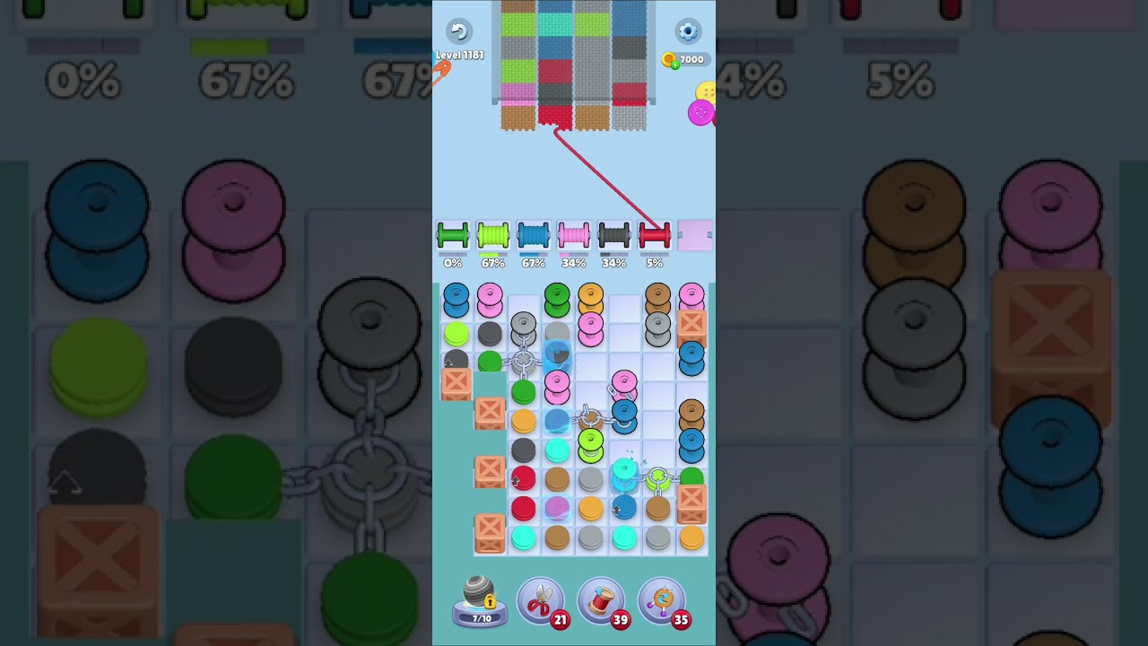 Knit Out Level 1181 Walkthrough Solution 