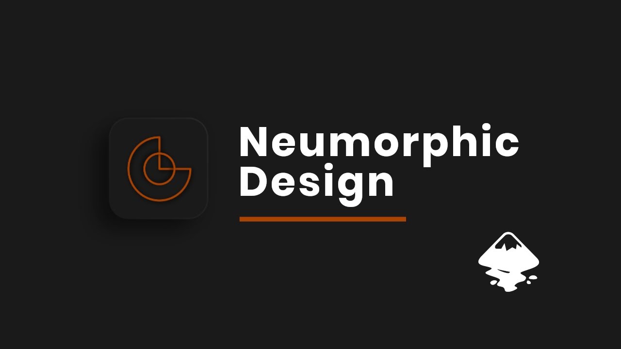 How to Create Neumorphic Elements | Basic Neumorphic Design in Inkscape 1.1 | Tutorial