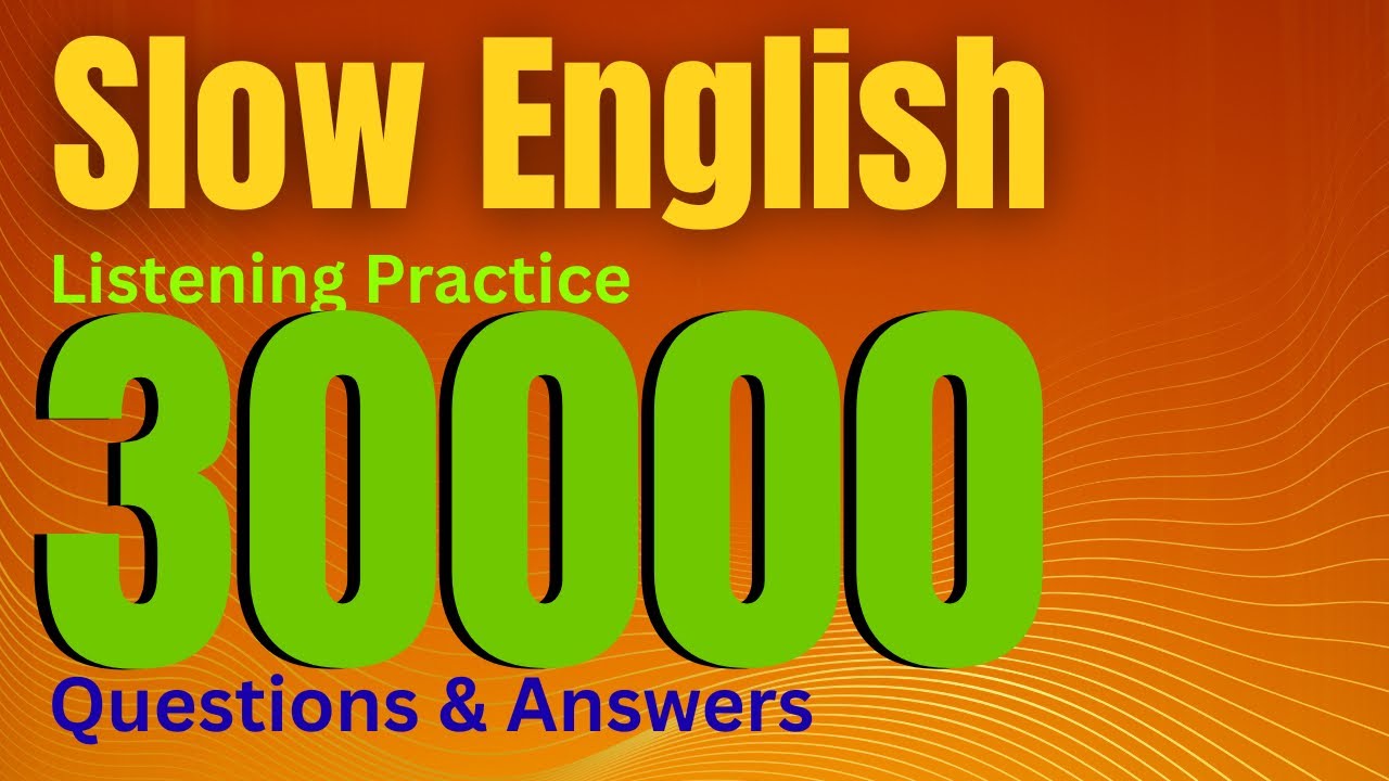 30000 Daily Routine English Sentences | Slow Listening & Speaking Practice (A1-A2) 