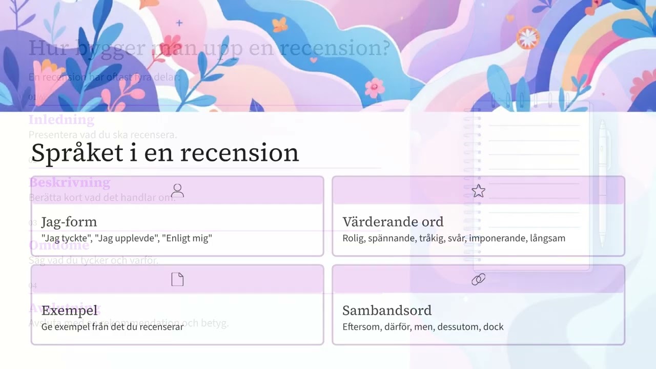 Vad är en recension