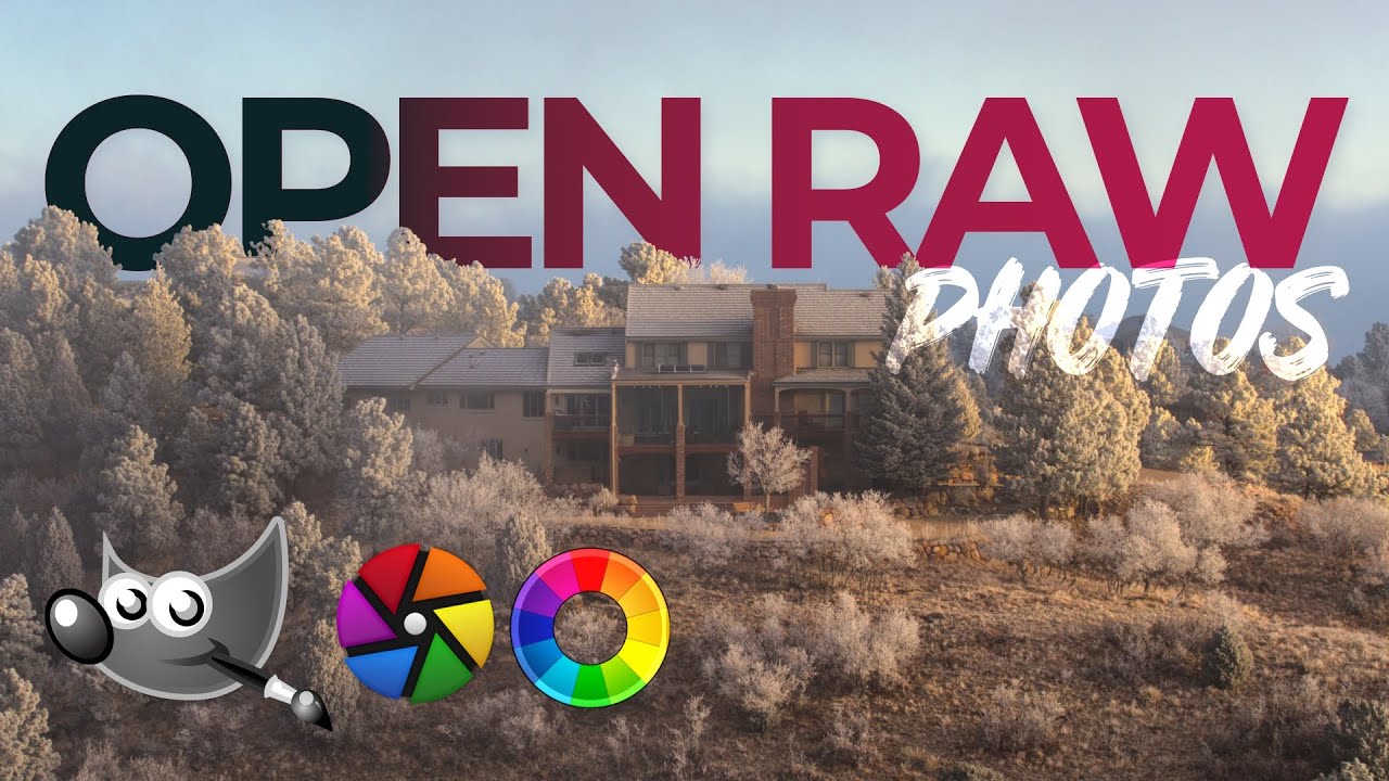 How to Open RAW Photos with GIMP & Darktable or RawTherapee
