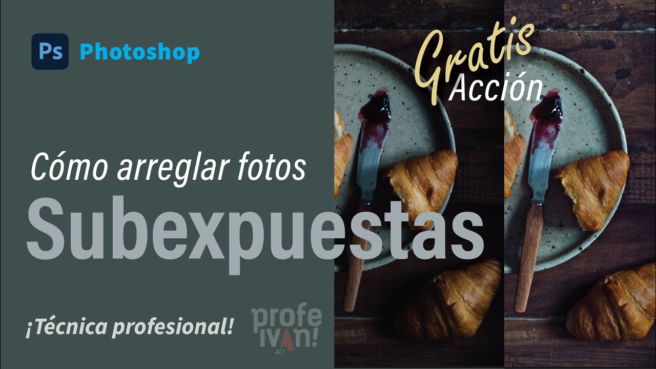Cómo corregir imagenes subexpuestas en Photoshop
