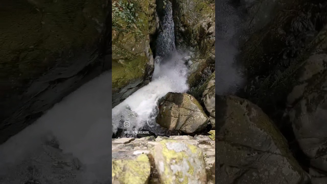 Aira Force waterfall and Gowbarrow in the Lake District, a beautiful location for a hike 🏞️⛰️
