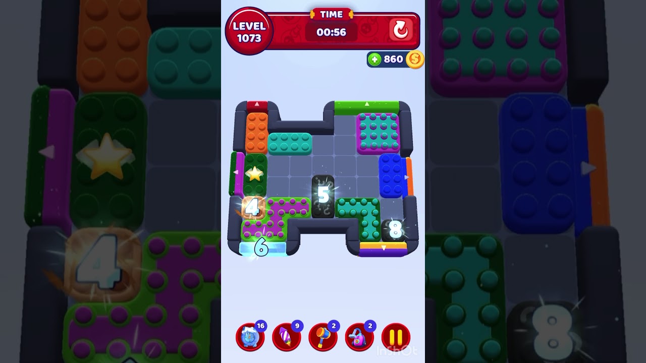 Color Block Jam Level 1073 &ndash; Full Puzzle Solution (No Boosters)
