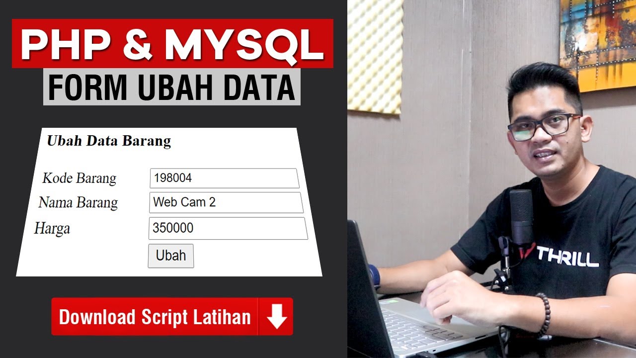 PHP dan MySQL - Cara Update Data MySQL dengan Form PHP