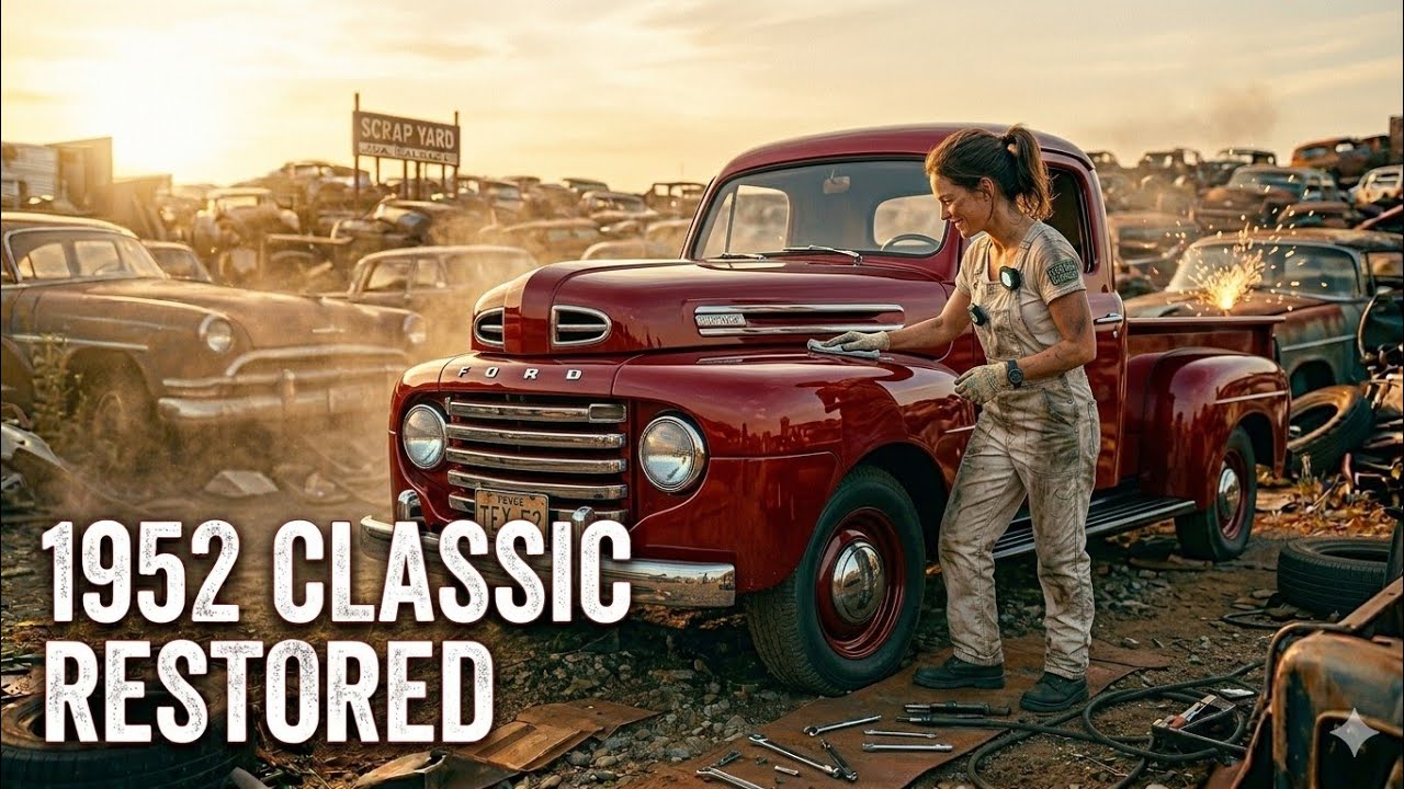 ASMR Car Restoration | 1952 Classic Pickup Full Rebuild | No Talking