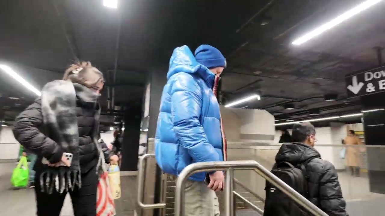 New York 2026 |Subway Stations in the Evening,Manhattan 6pm Jan 20,2026
