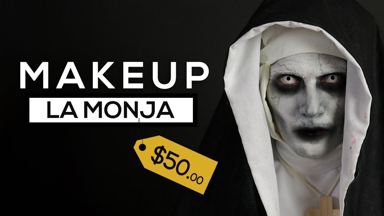 ¡Maquillaje de  LA MONJA BARATO | $50 Pesos! | DIY | Halloween Makeup
