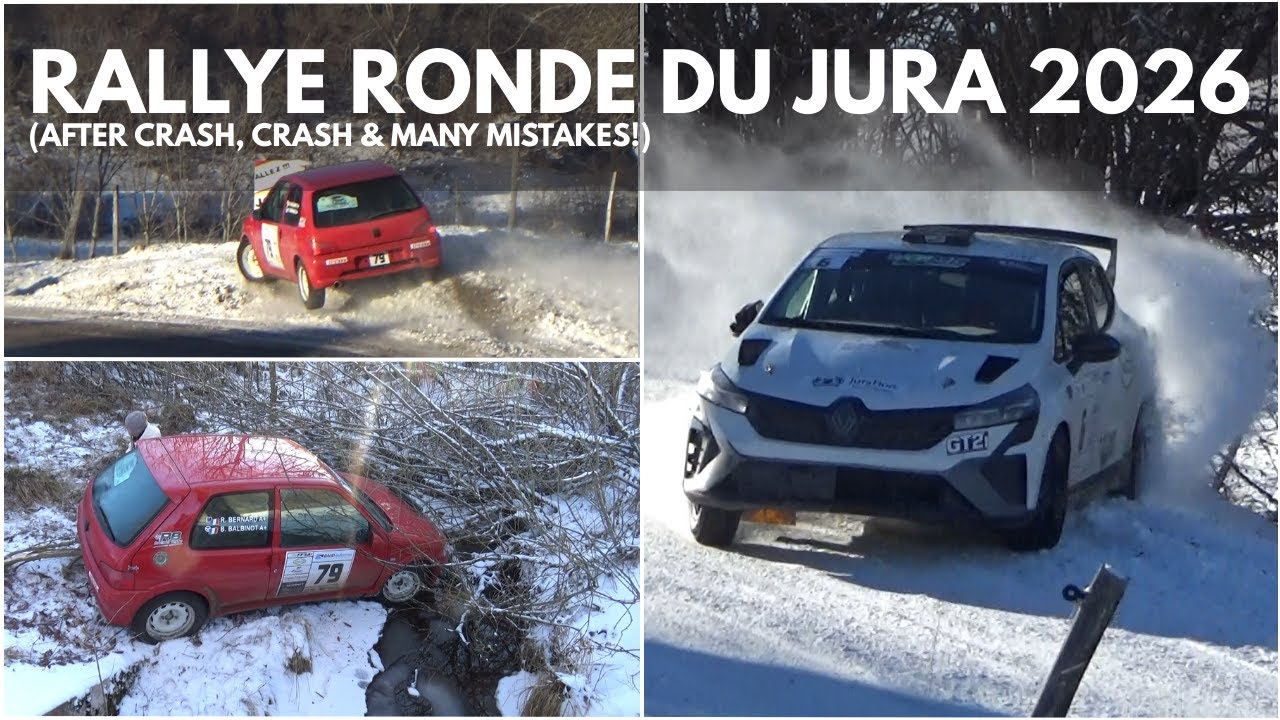 RALLYE RONDE DU JURA 2026 - AFTER CRASH, CRASH & MANY MISTAKES!