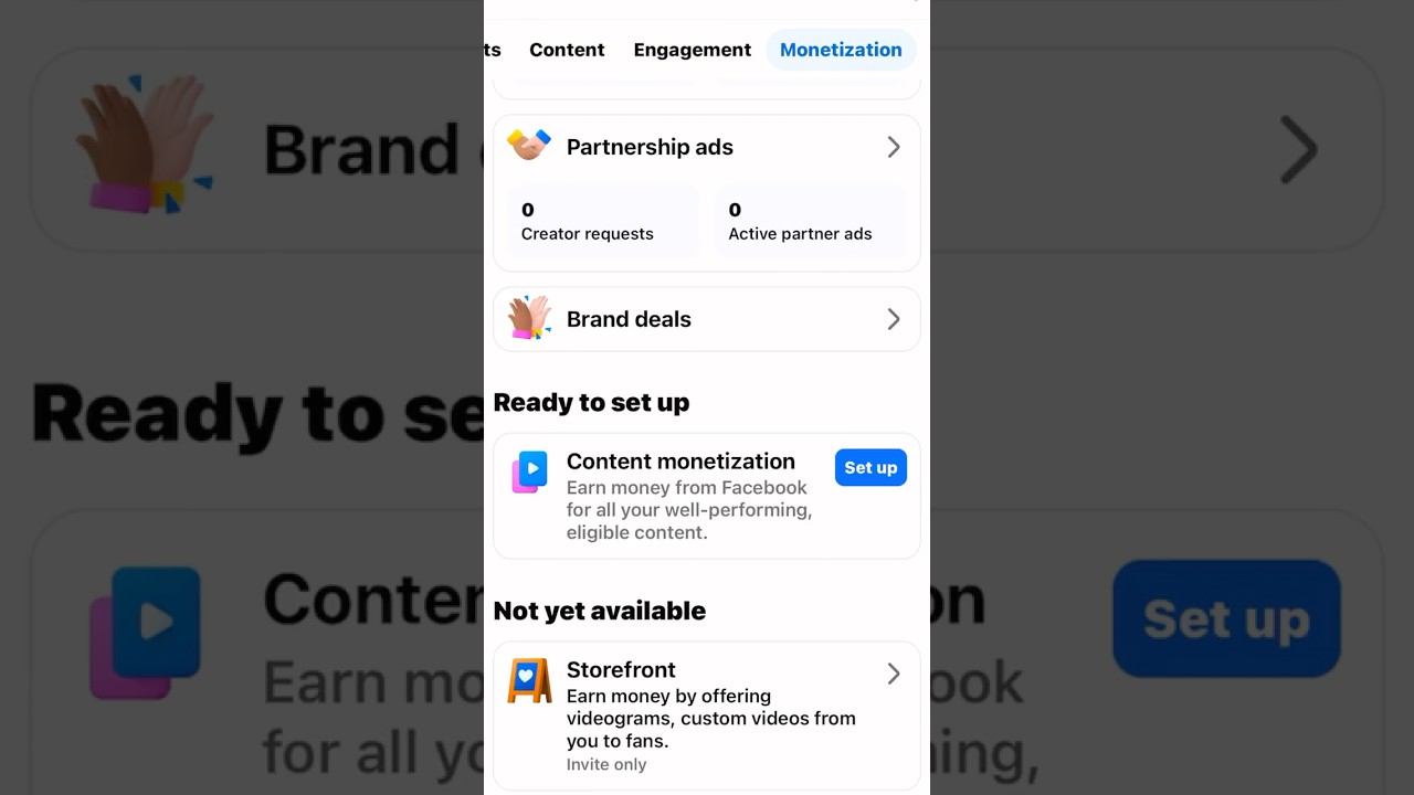 Facebook Content Monetization Setup😱On Karne Ka Sahi Tarika ✅ #setup #facebook #monetization #tech