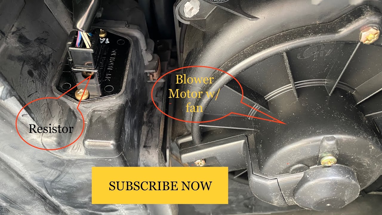 Toyota Tacoma 2000-2004: Replace Resistor & Blower Motor- crunching/loud noise.