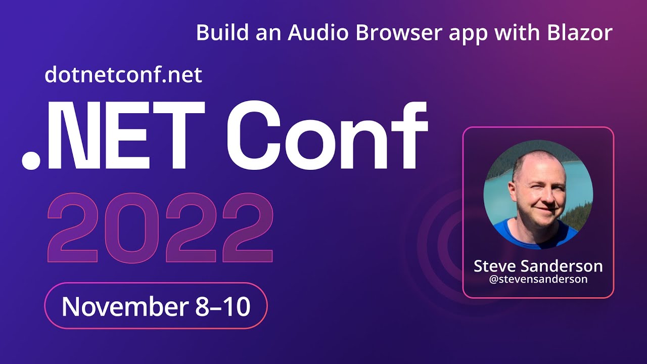 Build an Audio Browser app with Blazor | .NET Conf 2022