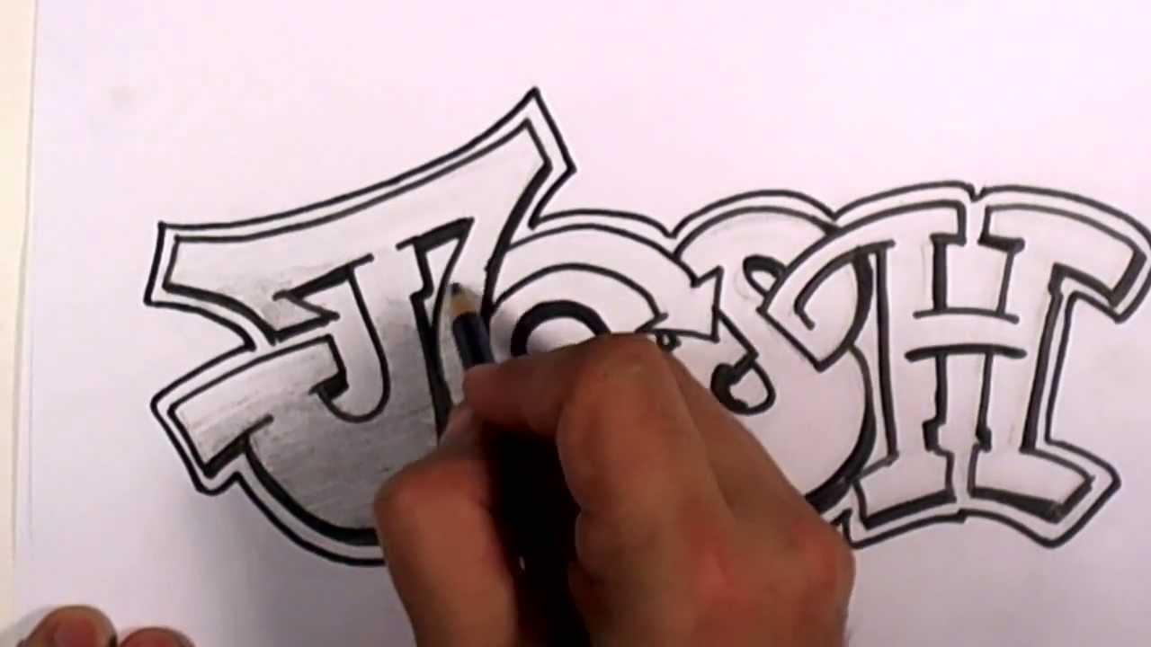 Graffiti Writing Josh Name Design - #3 in 50 Names Promotion | MAT