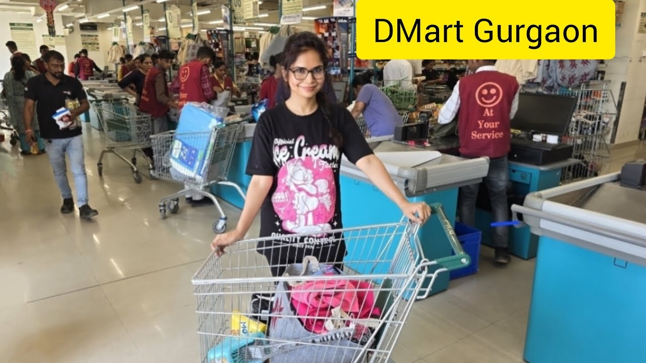 DMart Gurgaon I Sasta Bazaar I Grocery Shopping