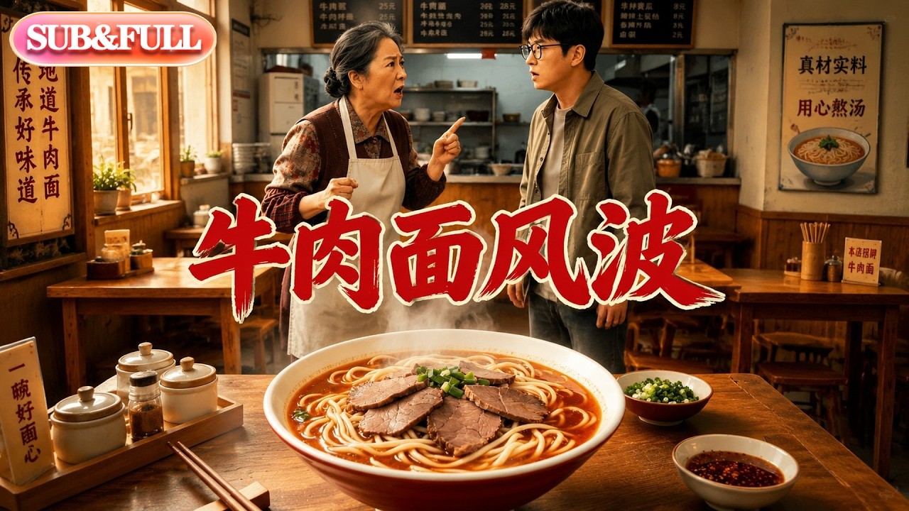 【全集FULL】《牛肉面风波》| AI短剧 | ENG SUB#薄荷听书 #cdrama #latest #热门短剧 #都市 #重生 #逆袭 #现代 #甜宠