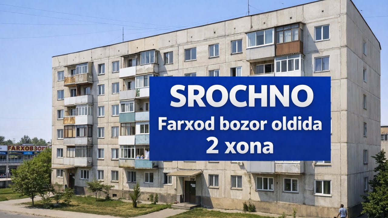 CHILONZOR 12kv FARXOD bozor oldida 2 xona