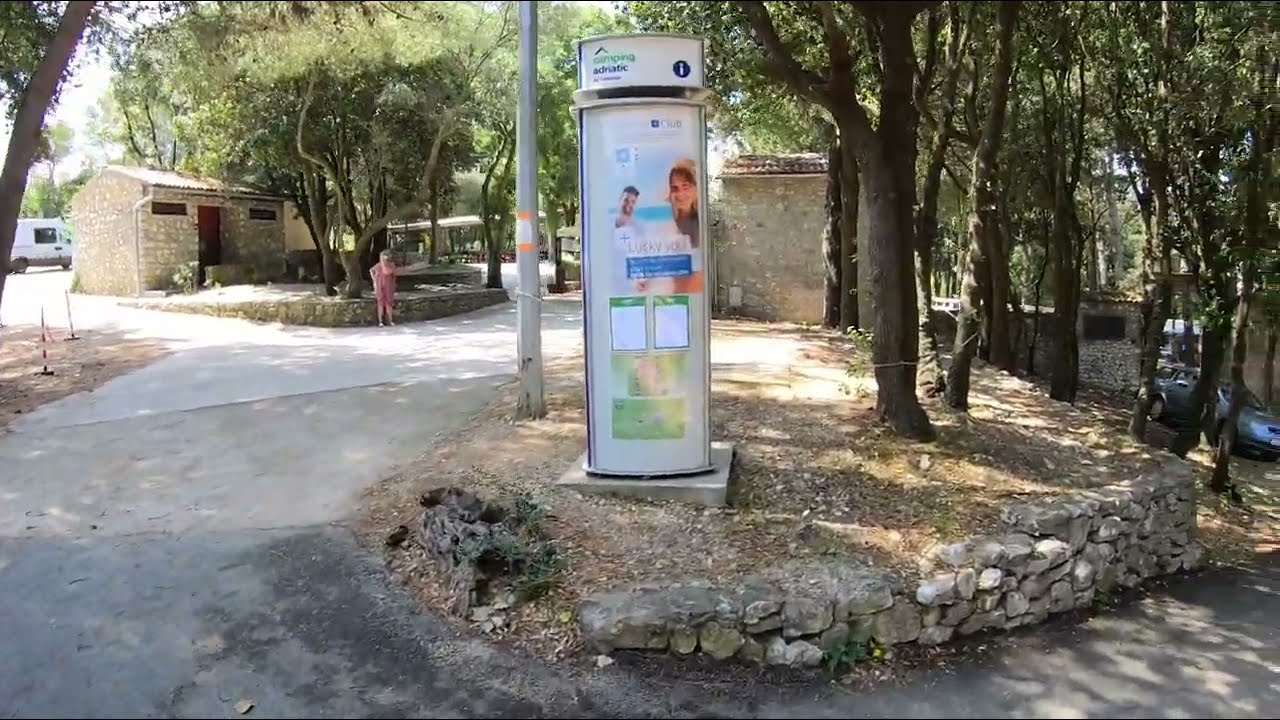 Tunarica 2023 autocamp, ASMR, coast, cricket (insect).... (autokamp, plaža, stijene, cvrčci) 4K