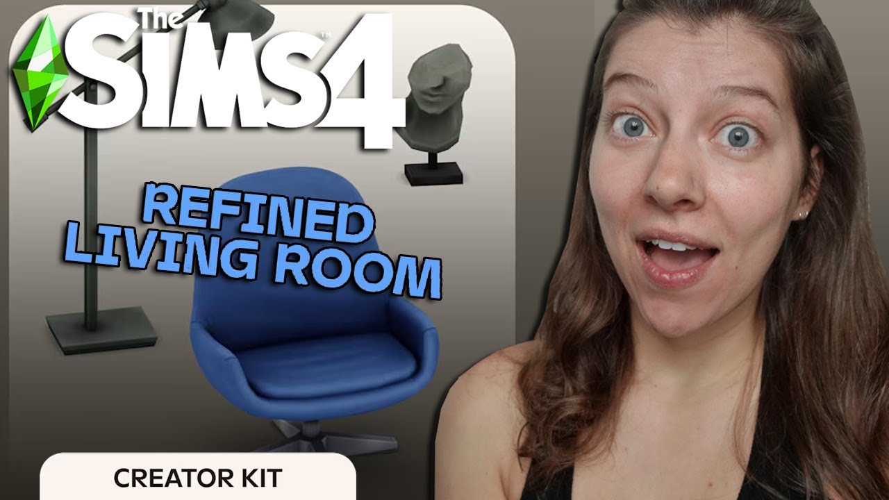 The Sims 4 Pierisim's Refined Living Room Creator Kit Review | OhcluckGames