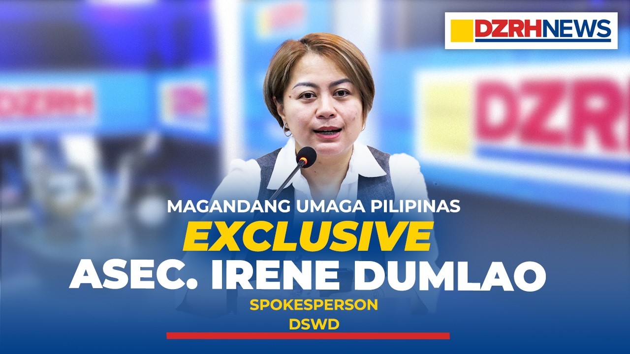 FULL EXCLUSIVE INTERVIEW: DSWD Spokesperson, Asec. Irene Dumlao