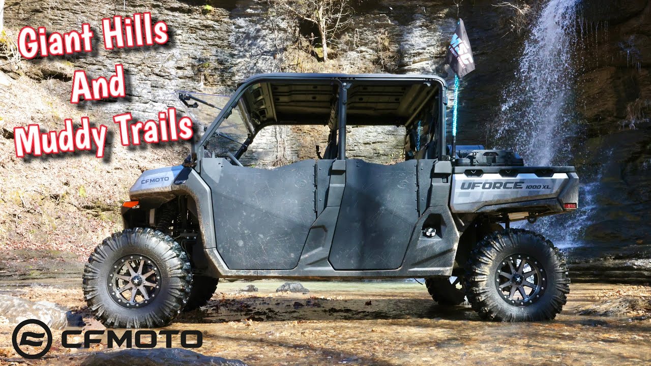 CFMOTO UFORCE 1000 XL & ZFORCE 950 Take on HUGE Hills at Rainbow Falls