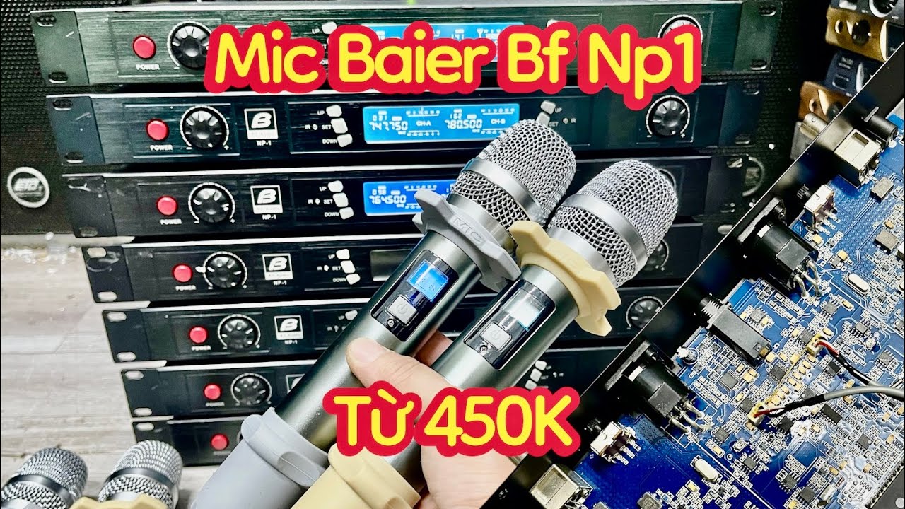 Mic Baier BF NP1 Từ 450K 🔥 Mic Baier Nội Địa Bắt Tiếng Cực Nhạy | Test Thực Tế Karaoke