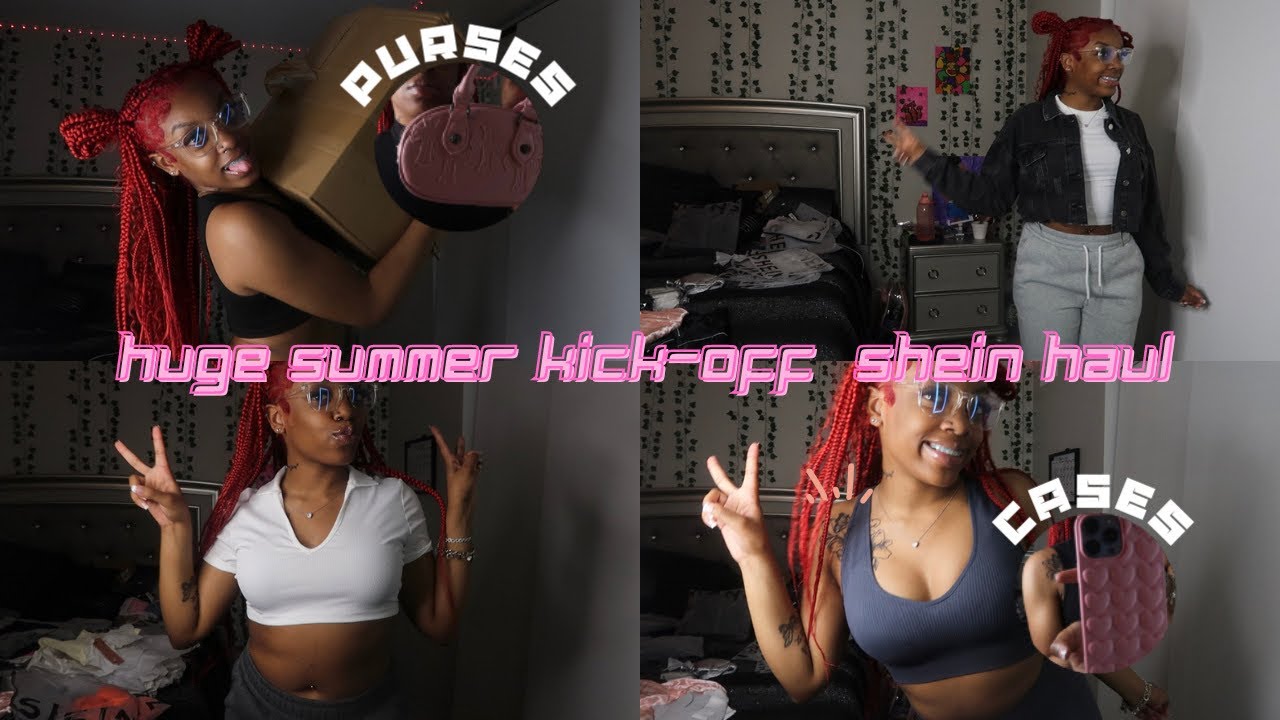 huge $400 chill summer kick-off Shein haul : tops, accessories, dresses + more | Trinity Simone