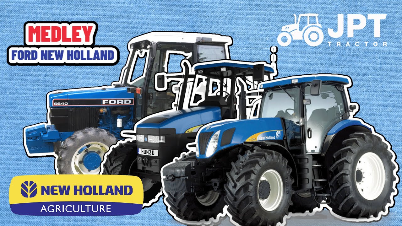 รวมทุกรุ่น!! รถไถ ฟอร์ด นิวฮอลแลนด์  6640 TM TSA T6 T7 T8 เมดเลย์ !!