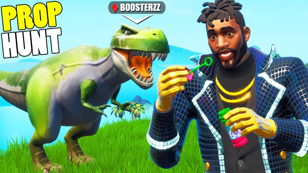 PROP HUNT JURASSIC PARK ! (Fortnite Saison 10)