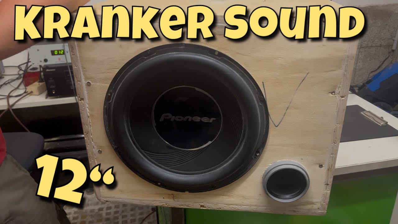 12 Zoll Pioneer Subwoofer Box bauen | kranker Sound🔥
