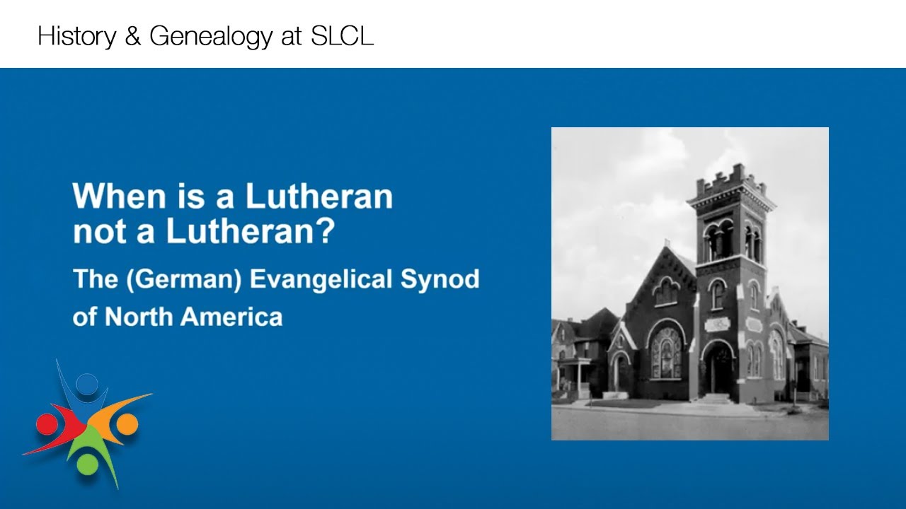 When is a Lutheran not a Lutheran  A Brief History of the Evangelical Synod of North America
