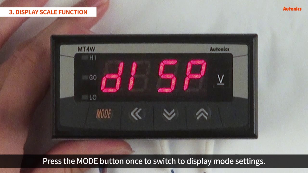Autonics Tutorial : Digital Panel Meters MT4W Series