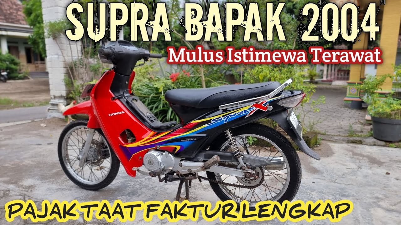READY SUPRA BAPAK 2004 ASLI HITAM MERAH CAKEP PAJAK HIDUP SIAP NOSTALGIA ❗️083111189985 📲