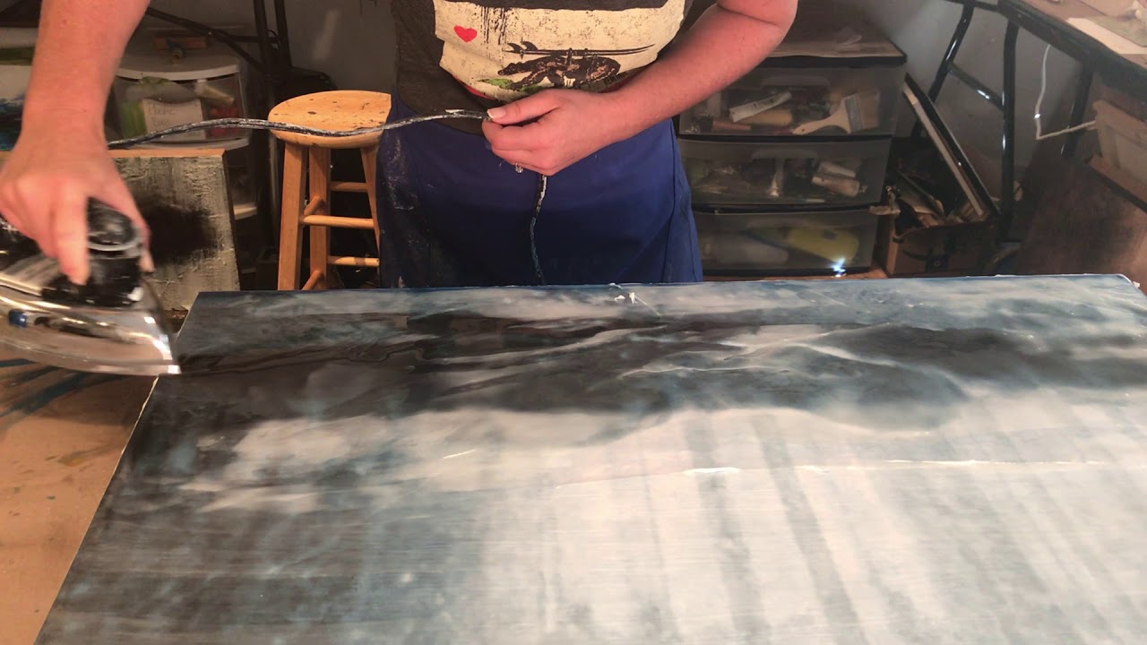 FB Live 10 Photo encaustic ironing