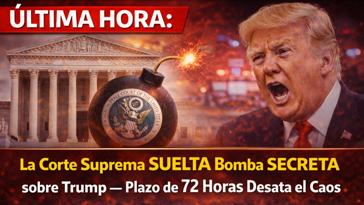 &Uacute;LTIMA HORA: La Corte Suprema SUELTA Bomba SECRETA sobre Trump &mdash; Plazo de 72 Horas Desata el Caos