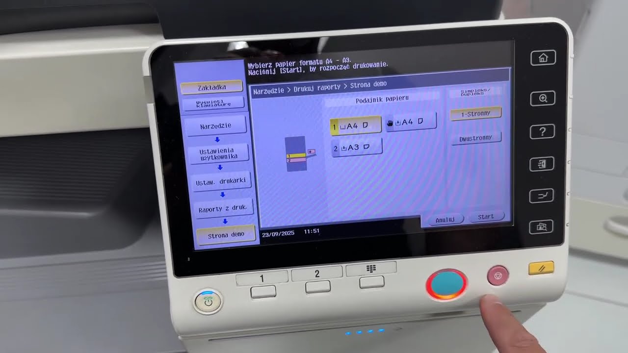 Configuration Page & Demo Print &ndash; Konica Minolta bizhub C224 / C284 / C364 (Step by Step)