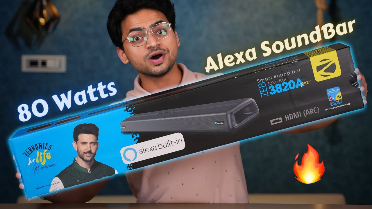 Budget Soundbar With Alexa Built In 🤩 | Zebronics ZEB-Juke Bar 3820A Pro 🔥 | Smart Alexa Soundbar ⚡️