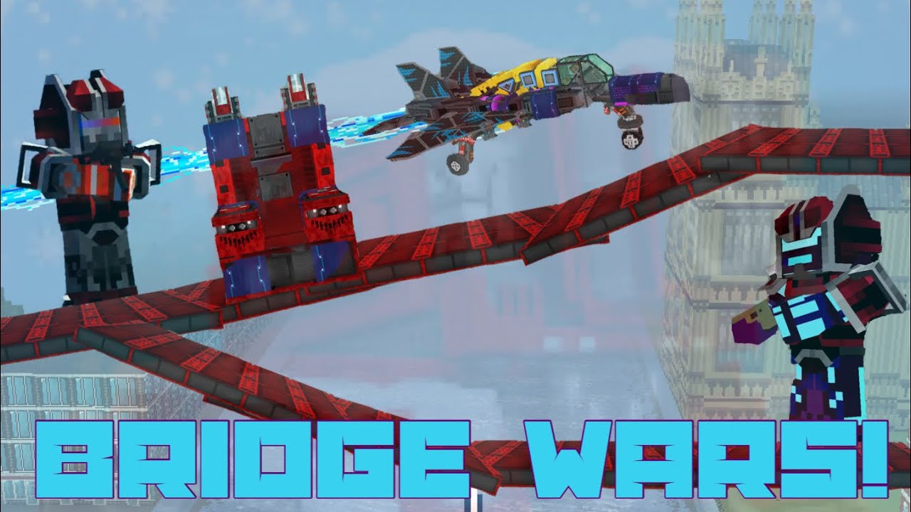 BRIDGE WARS ! Blocky Cars Online Bridge GAMEPLAY! [300 Sub Special]