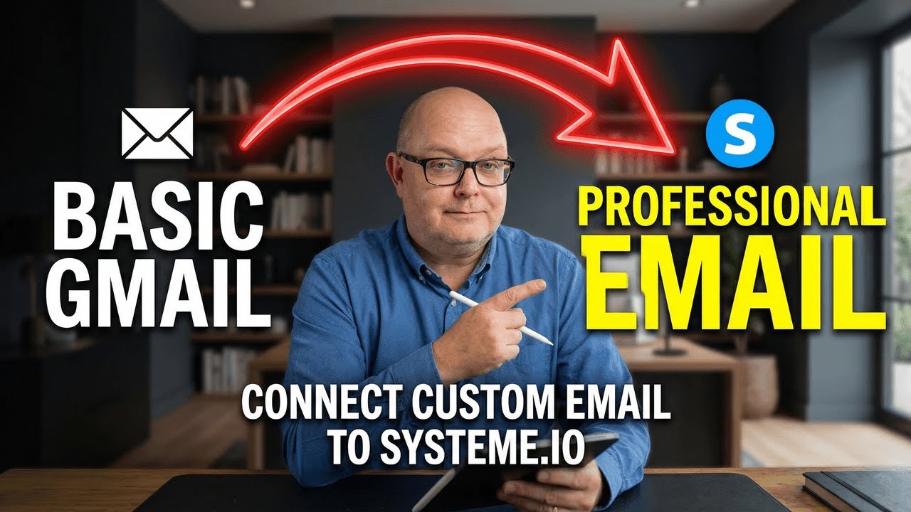 How to Add a Custom Email Address to Systeme.io | Complete Setup Guide