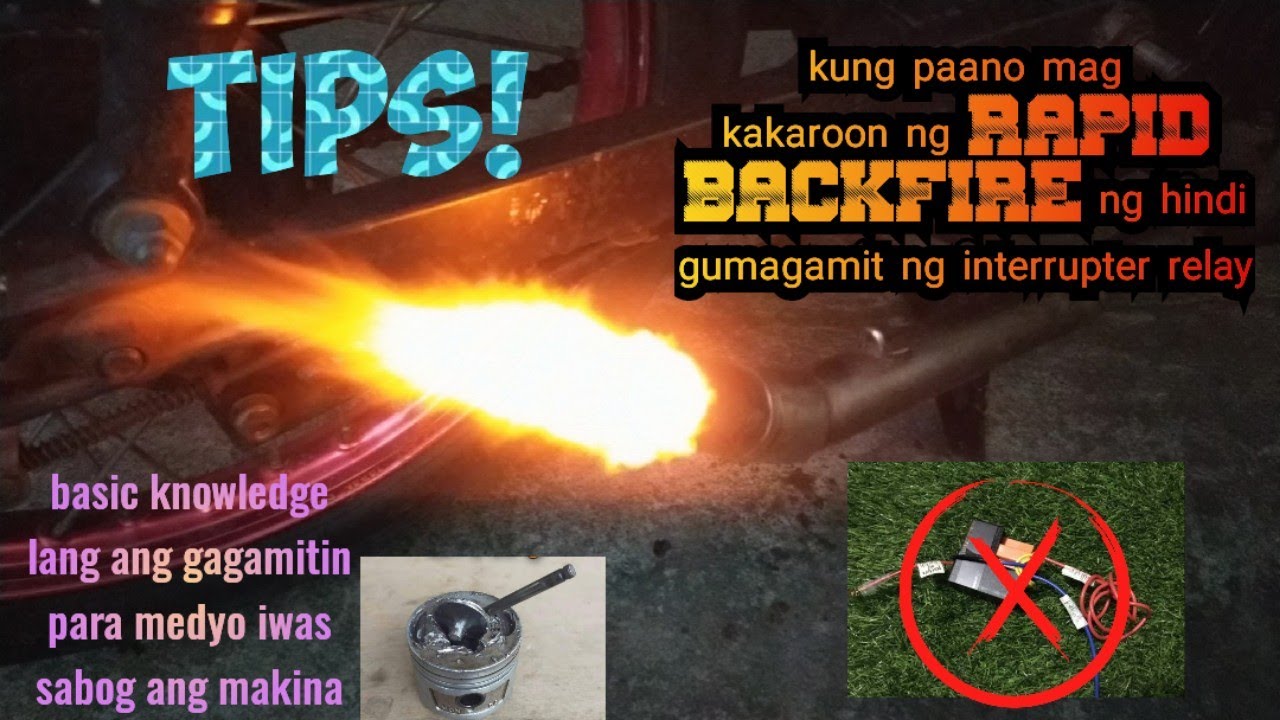 Paano magkaroon ng RAPID BACKFIRE ng hindi gumagamit ng interrupter relay